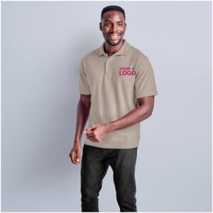 Mens Basic Pique Golf Shirt printed with your logo – WePrintGear